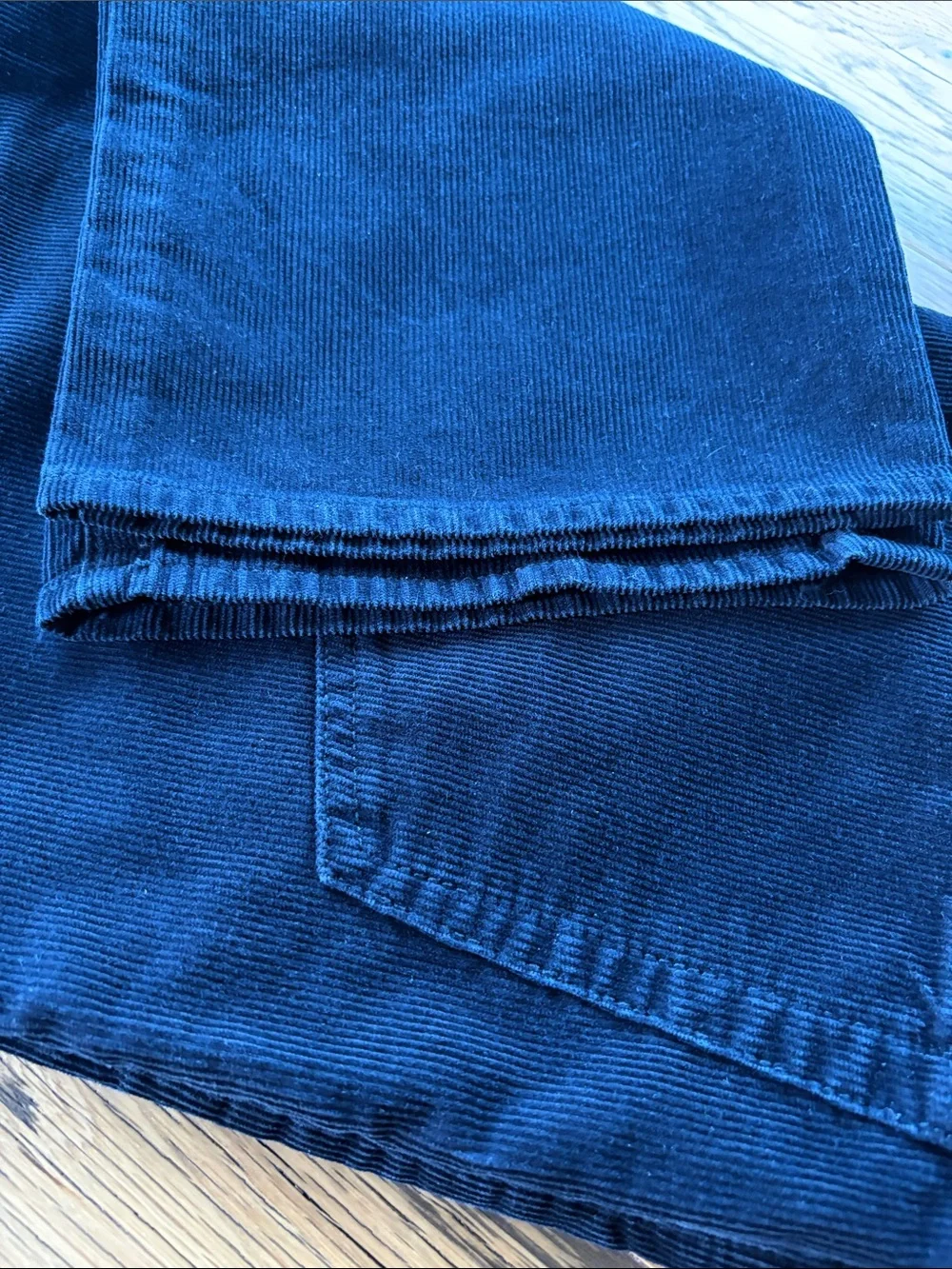 J. Crew Men's Slim Straight Corduroy Pants in Deep Navy - W34xL32